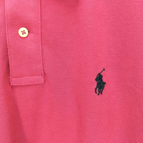 ポロラルフローレン POLO RALPH LAUREN SKINNY FIT 鹿の子ポロシャツ レディース JPN:L
