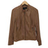バナナリパブリック BANANA REPUBLIC フェイクレザー シングルライダースジャケット レディース JPN:L