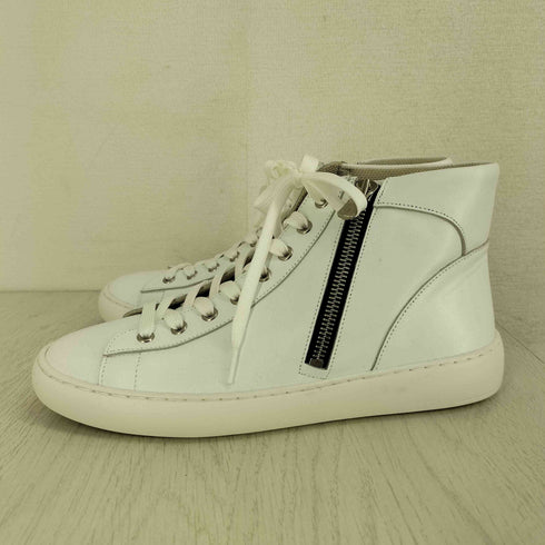 ギンザヨシノヤ GINZA Yoshinoya レザー サイドジップ ハイカット スニーカー レディース JPN:23.5