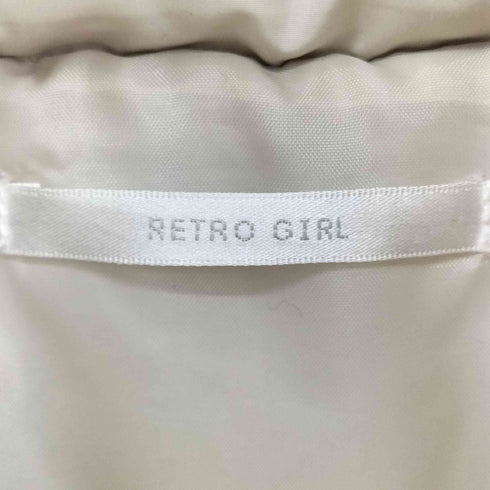 レトロガール RETRO GIRL スタンドネック中綿ベスト レディース FREE