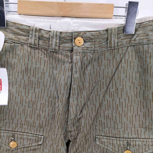 日本製 SANFORIZED レインドロップカモ ミリタリー パンツ メンズ 30