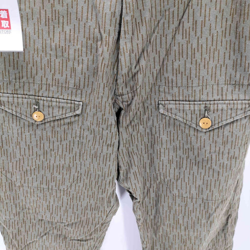 日本製 SANFORIZED レインドロップカモ ミリタリー パンツ メンズ 30