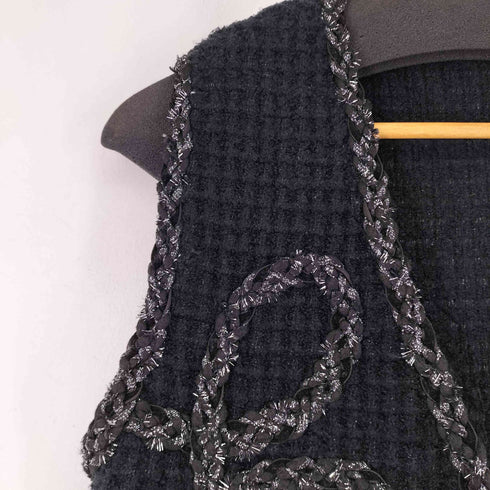 ザラ ZARA ツイードベスト レディース S