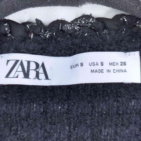 ザラ ZARA ツイードベスト レディース S