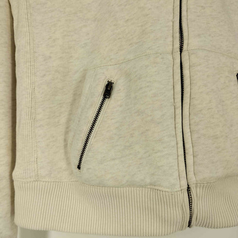 アバクロンビーアンドフィッチ Abercrombie & Fitch ロゴ 裏ボア ジップアップパーカー メンズ import:L
