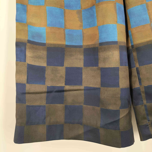 ビューティーアンドユースユナイテッドアローズ BEAUTY & YOUTH UNITED ARROWS ポリエステルサテン チェックパネル パンツ レディース JPN:M