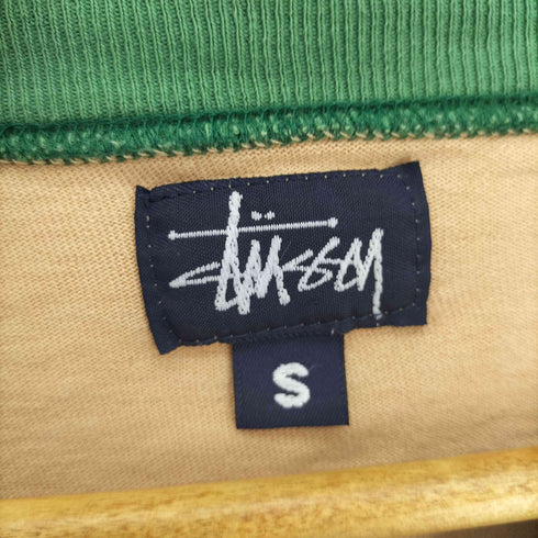 ステューシー Stussy 90S USA製 紺タグ Sロゴ Q/S ラグランスリーブ Tシャツ メンズ import:S