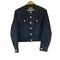 セシルマクビー CECIL McBEE ノーカラーデニムジャケット レディース M