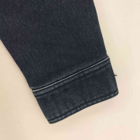 セシルマクビー CECIL McBEE ノーカラーデニムジャケット レディース M