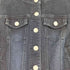 セシルマクビー CECIL McBEE ノーカラーデニムジャケット レディース M