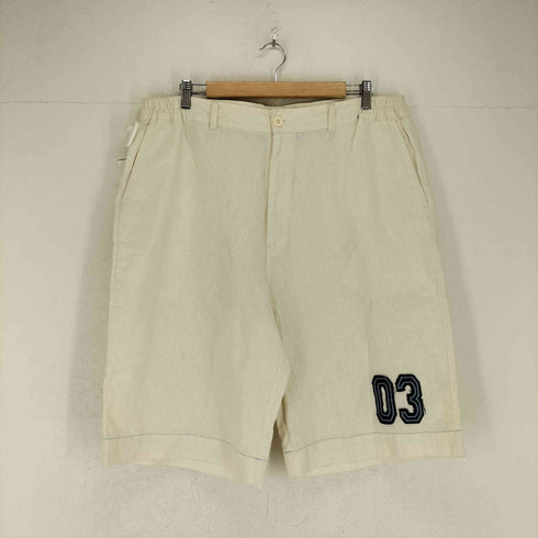 HARLEMSTREETLEAGUE リネン100 ナンバリングショーツ メンズ 2XL