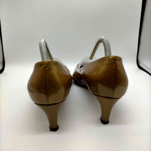 マックスマーラ MAX MARA ポインテッドトゥ パテントレザー エナメル パンプス レディース 36 1/2
