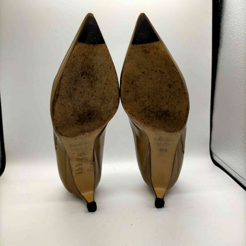 マックスマーラ MAX MARA ポインテッドトゥ パテントレザー エナメル パンプス レディース 36 1/2