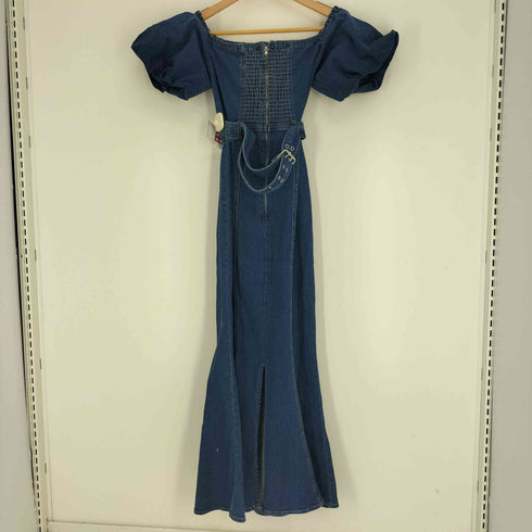 ダーリッチ Darich 24SS デニム オフショル ロング ワンピース レディース FREE