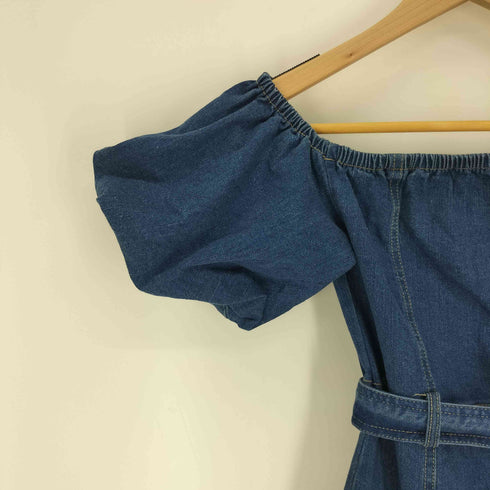 ダーリッチ Darich 24SS デニム オフショル ロング ワンピース レディース FREE