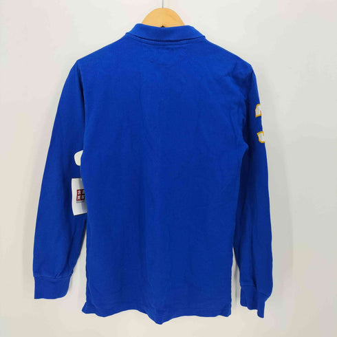 ポロバイラルフローレン Polo by RALPH LAUREN ビッグポニー 刺繍 長袖 ポロ シャツ レディース L(14-16) 160/80
