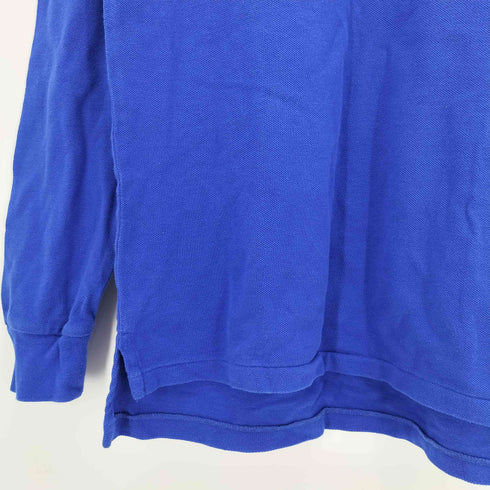 ポロバイラルフローレン Polo by RALPH LAUREN ビッグポニー 刺繍 長袖 ポロ シャツ レディース L(14-16) 160/80