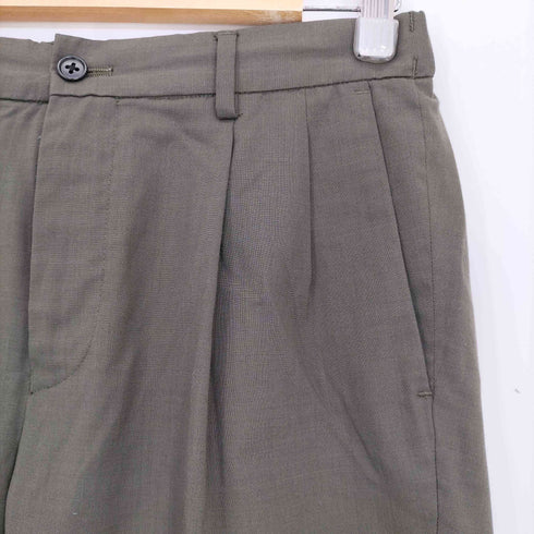 グリーンレーベルリラクシング GREEN LABEL RELAXING ウォッシャブルトロ2プリーツ テーパード ユーティリティー パンツ メンズ JPN:S