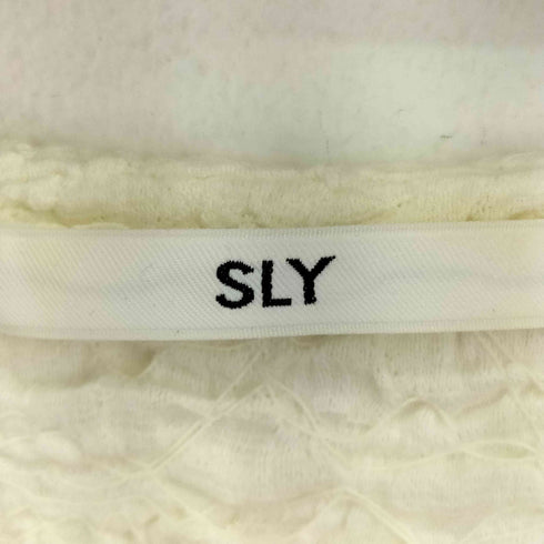 スライ SLY スクエアネック シャーリングTシャツ レディース 2