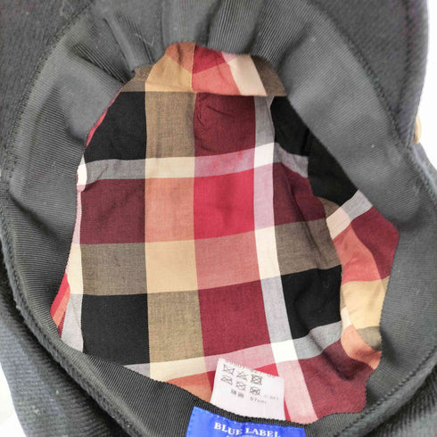 ブルーレーベルクレストブリッジ BLUE LABEL CRESTBRIDGE 裏地チェック ウール キャスケット レディース 57cm