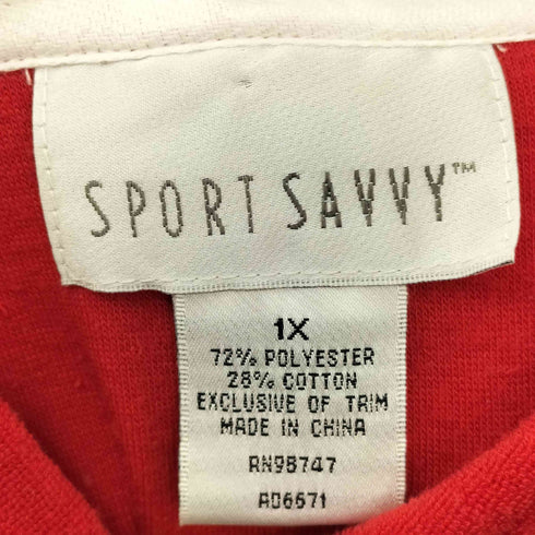 SPORTSAVVY ジップアップパーカー レディース 1X