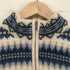 ランズエンド LANDS END ノルディック柄 ハーフジップニット メンズ import:M
