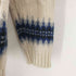 ランズエンド LANDS END ノルディック柄 ハーフジップニット メンズ import:M