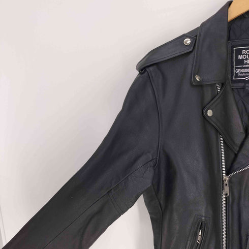 ROCKY MOUNTAIN HIDES バッファロー レザー ダブル ライダース ジャケット メンズ import:L