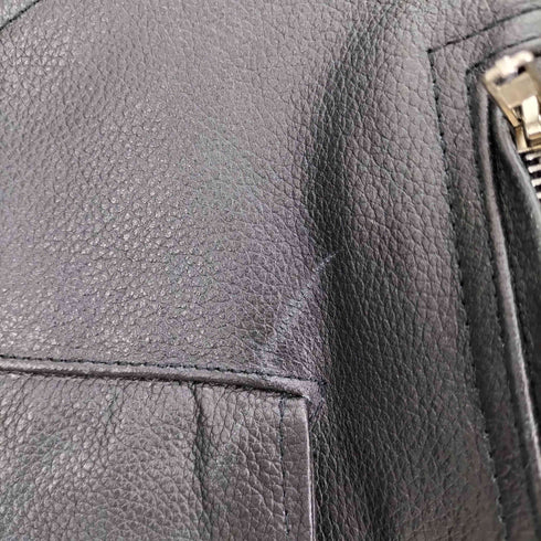 ROCKY MOUNTAIN HIDES バッファロー レザー ダブル ライダース ジャケット メンズ import:L