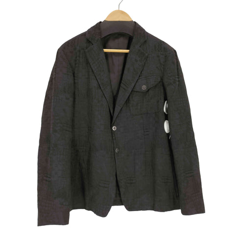 エンポリオアルマーニ EMPORIO ARMANI イタリア製 織柄 テーラードジャケット メンズ 46