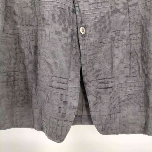 エンポリオアルマーニ EMPORIO ARMANI イタリア製 織柄 テーラードジャケット メンズ 46