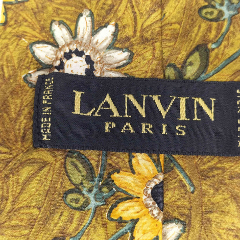 ランバン パリ LANVIN PARIS シルク100 総柄ネクタイ メンズ