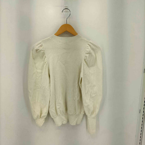 デミルクスビームス Demi-Luxe BEAMS パフスリーブ クルーネックニット レディース