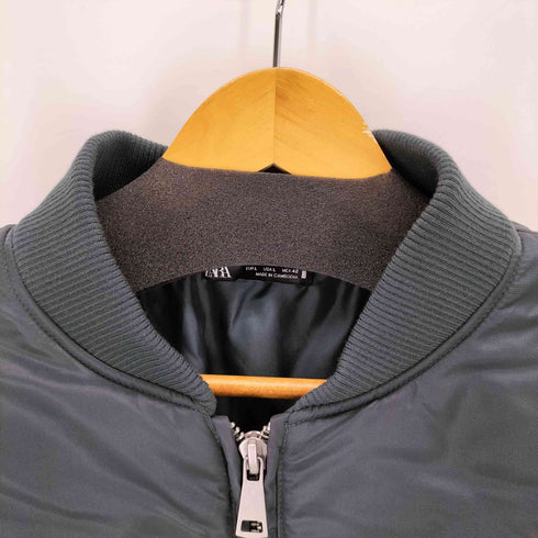 ザラ ZARA ダブルジップ ボンバージャケット メンズ JPN:L