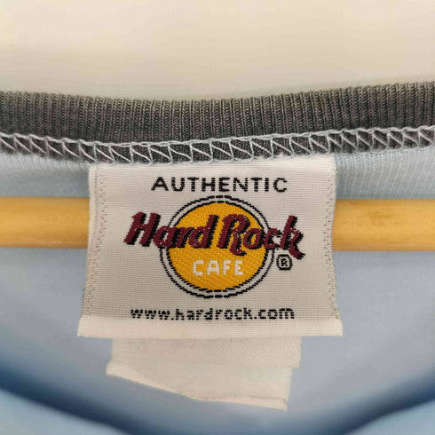 ハードロックカフェ Hard Rock Cafe 90-00s アーチロゴ プリント ラグランスリーブ Tシャツ Y2K メンズ