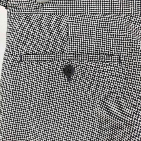 ユニバーサルランゲージ UNIVERSAL LANGUAGE 千鳥格子柄ウール2タックスラックスパンツ メンズ JPN:L