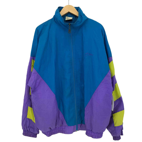 killtec 80s ナイロン マルチカラー ジップアップジャケット メンズ import:L