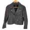 DOMENICO+SAVIO GOAT LEATHER RIDERS ゴートスキン レザーダブルライダースジャケット レディース 36