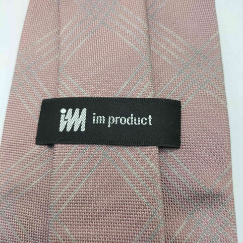 アイムプロダクトイッセイミヤケ im product ISSEY MIYAKE ロゴデザイン シルク ネクタイ メンズ