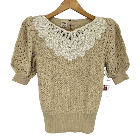 soiree de hiromi コットンリネン s/s ニット レディース