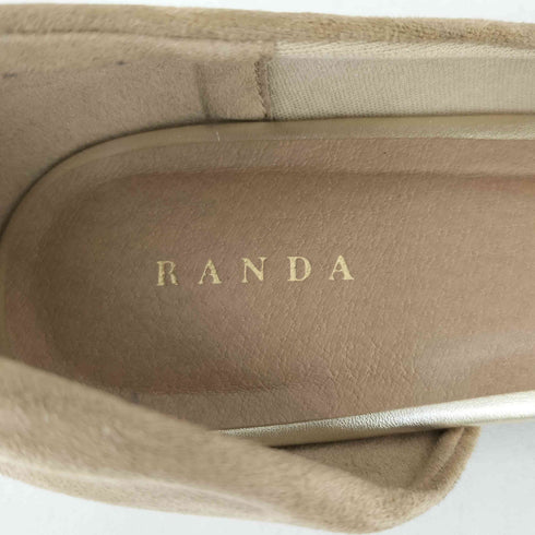 ランダ RANDA スウェードパンプス レディース JPN:24