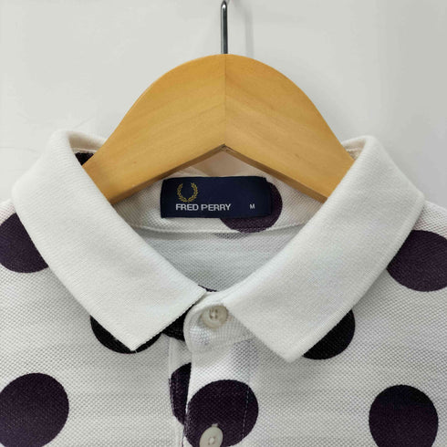 フレッドペリー FRED PERRY 水玉 ドット ポロシャツ メンズ import:M