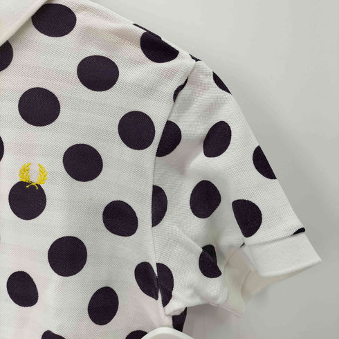 フレッドペリー FRED PERRY 水玉 ドット ポロシャツ メンズ import:M