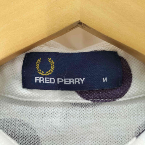 フレッドペリー FRED PERRY 水玉 ドット ポロシャツ メンズ import:M