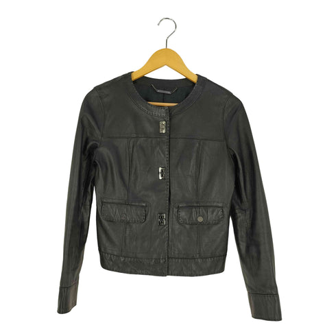 マイケルマイケルコース Michael Michael Kors ノーカラー シープレザージャケット レディース US:4