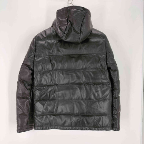 ウィンドアーマー Wind Armor ラムレザー ジップデザイン ダウンジャケット メンズ M