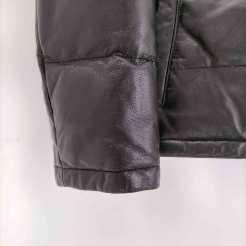 ウィンドアーマー Wind Armor ラムレザー ジップデザイン ダウンジャケット メンズ M