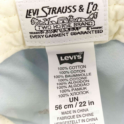 リーバイス Levis フロント刺繍6パネルキャップ レディース