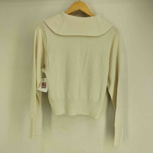 レイビームス Ray BEAMS ビッグカラー ニットポロ レディース