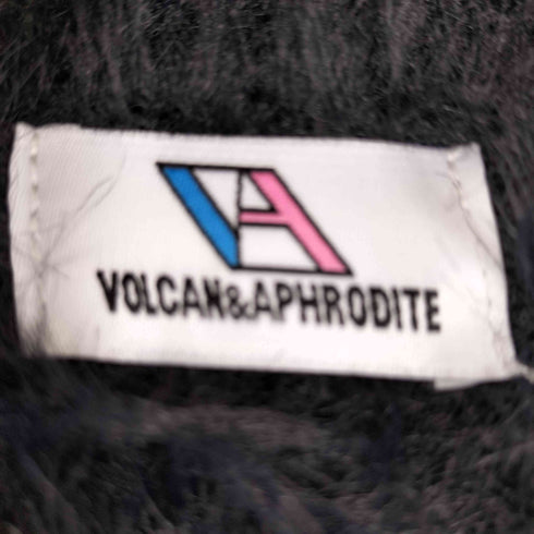 ヴォルカンアンドアフロダイティ VOLCAN&APHRODITE サブカルロゴ★ニットカーディガン メンズ JPN:L